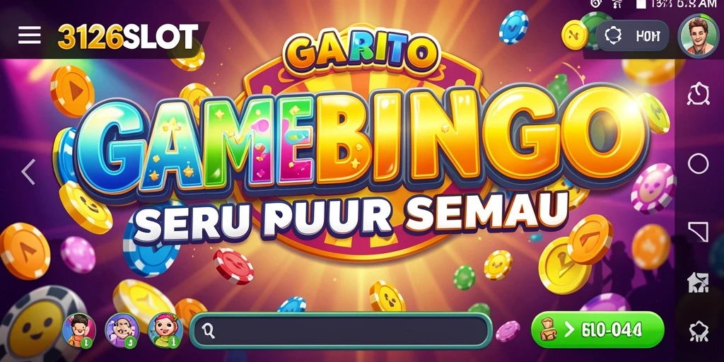 Tangkapan layar gameplay 3126SLOT yang menunjukkan momen seru bermain Bingo.