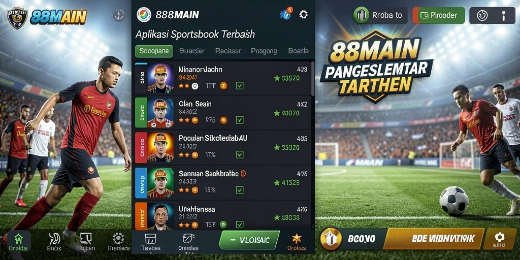 Tampilan gameplay taruhan yang menarik di 88MAIN.