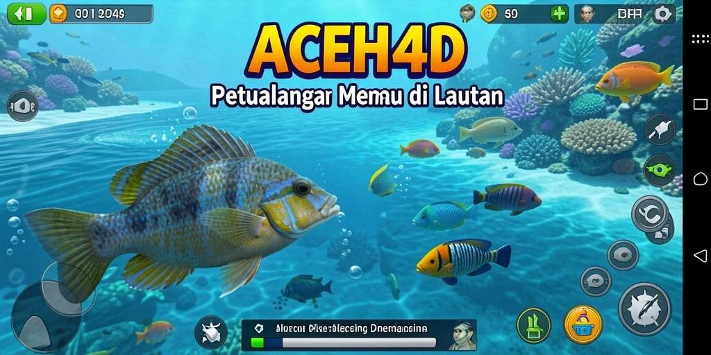 Tangkapan ikan yang mengesankan dalam gameplay ACEH4D.