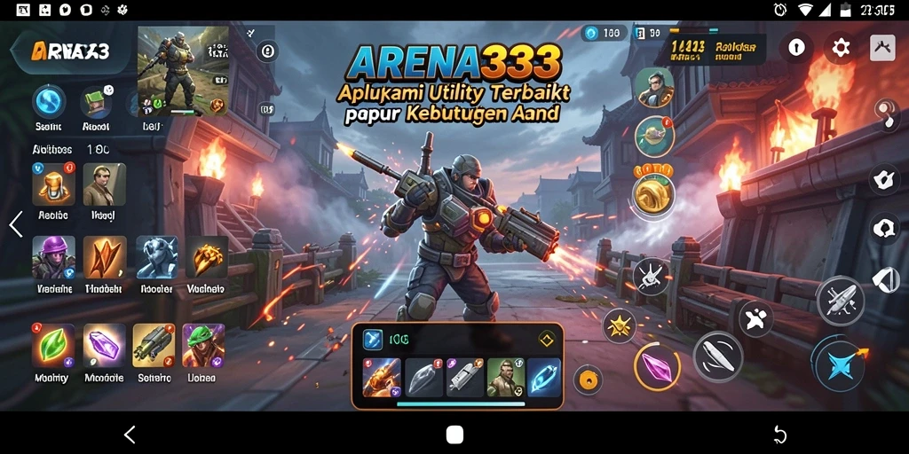 Tampilan antarmuka utama ARENA333 yang intuitif dan menarik.