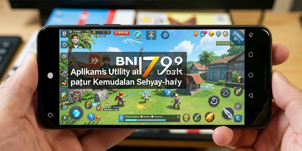 Screenshot utama BNI789 menampilkan antarmuka aplikasi Utility yang intuitif.