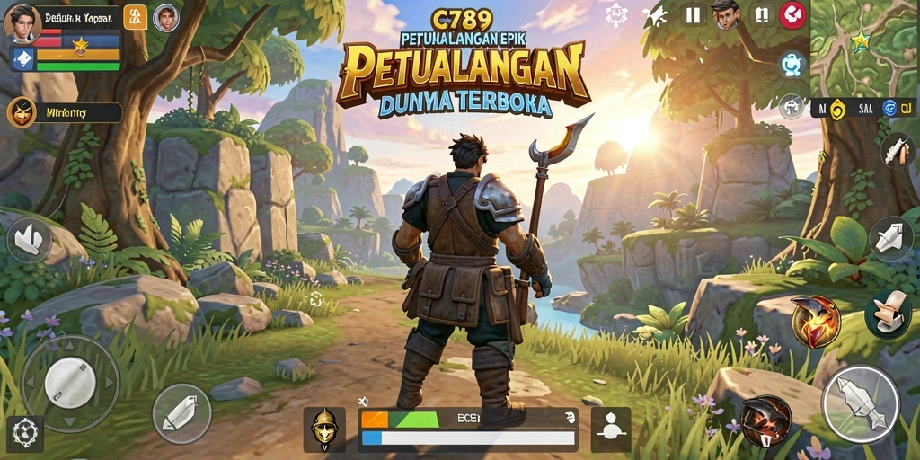 Tampilan gameplay Open World yang menakjubkan di C789.