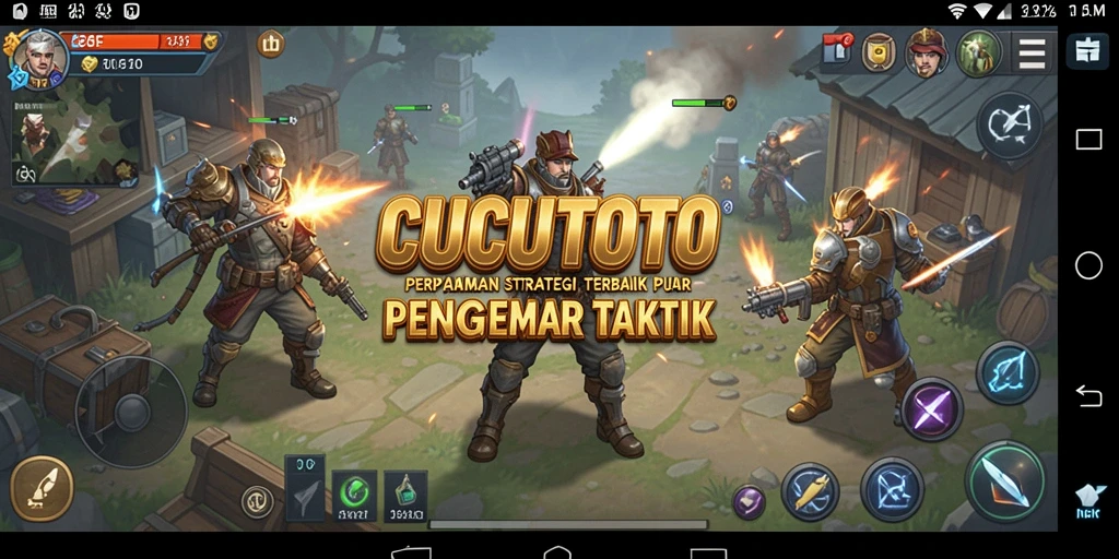 Screenshot gameplay CUCUTOTO yang menampilkan strategi mendebarkan.