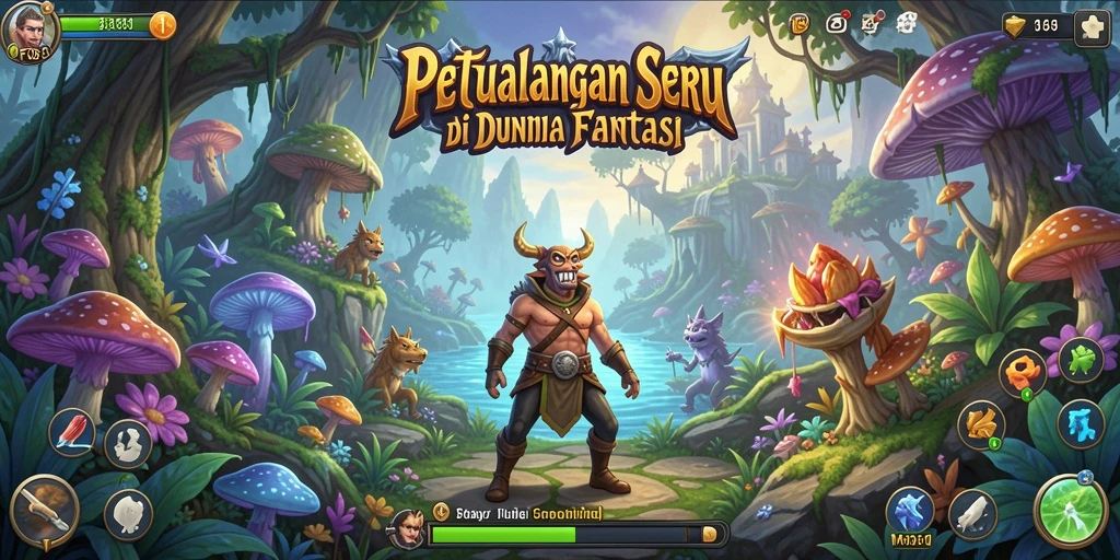 Screenshot gameplay FO8 yang mendebarkan dalam petualangan fantasi.
