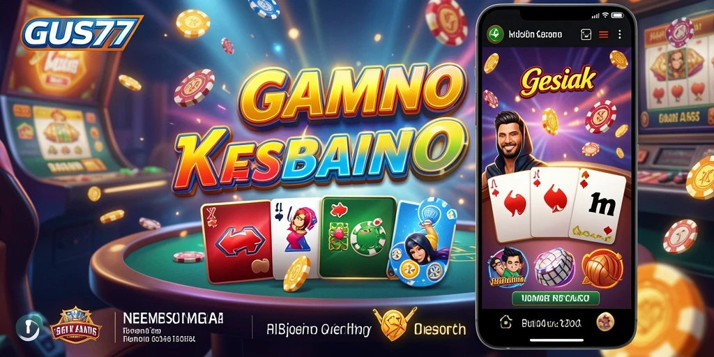 Screenshot GUS77 menampilkan gameplay Kasino yang mendebarkan.