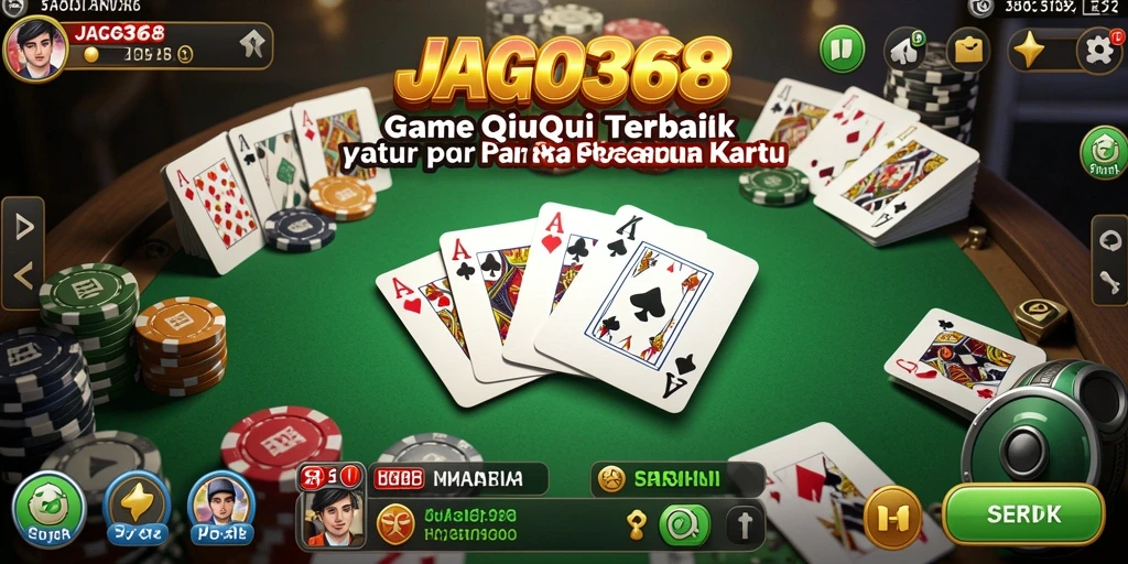 Tampilan gameplay QiuQiu JAGO368 yang menarik dan interaktif.