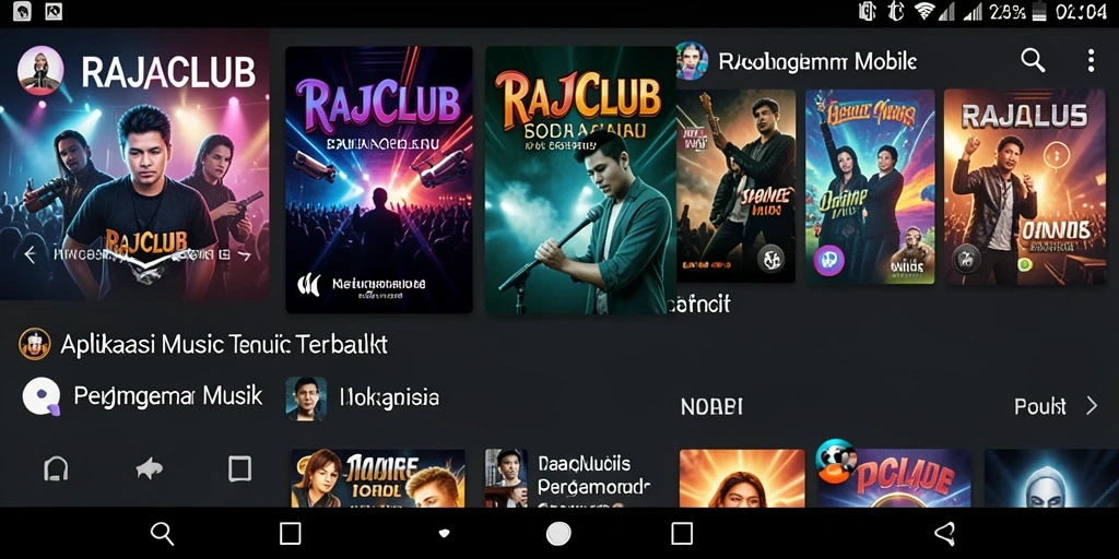 Tangkapan layar gameplay RAJACLUB yang menampilkan fitur karaoke.