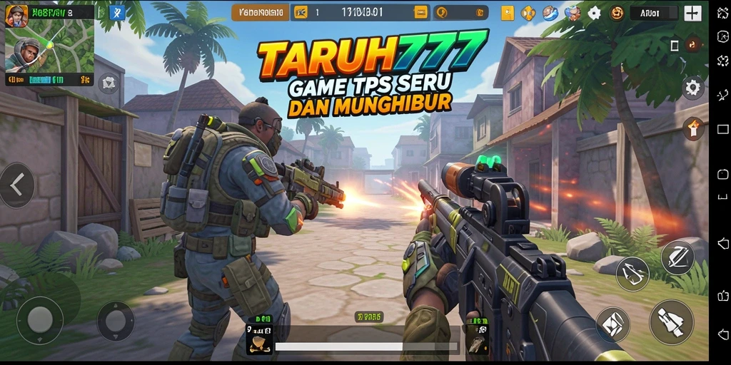Tampilan seru dari gameplay TPS TARUH777.