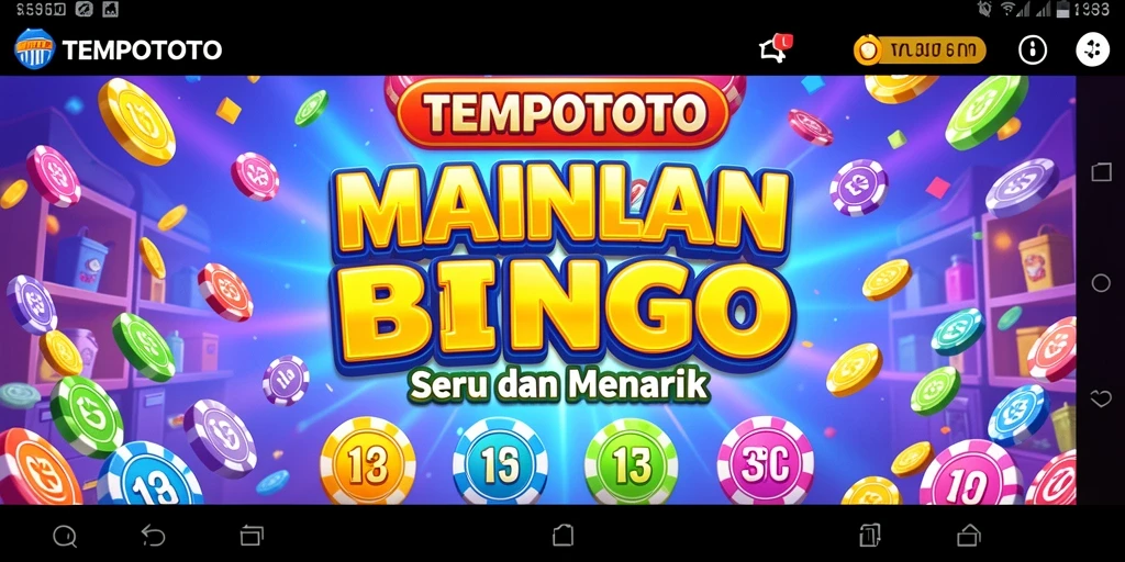 Tampilan seru dari gameplay TEMPOTOTO yang penuh warna.