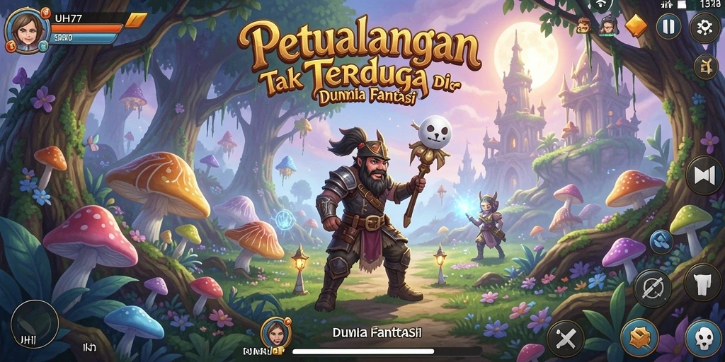Gameplay UH77 yang mendebarkan dengan petualangan tak terbatas.