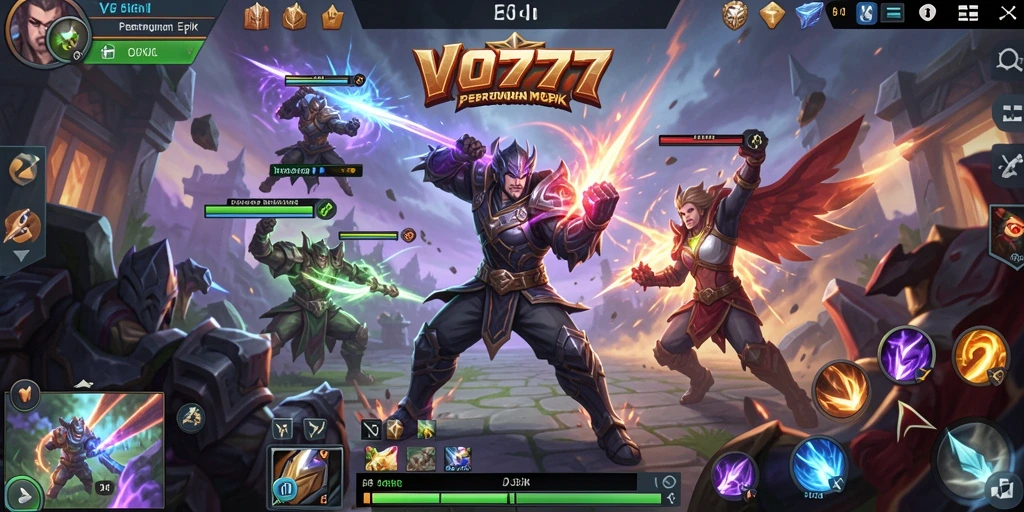 Tampilan gameplay seru dan strategis VO777 dalam aksi.