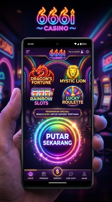 Tampilan antarmuka 666i yang modern dan intuitif.